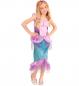 Preview: Meerjungfrau Kostüm Mädchen Kleid, Haarband mit Seestern