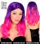 Preview: Perücke Dream Hair Pink Ombre Lang und Mehrfarbig