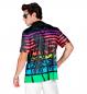 Preview: 80er Miami Style Hemd mit Palmendruck