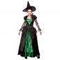 Mobile Preview: Lunia Waldhexe Kostüm grün-schwarz