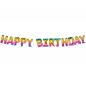Preview: Folienballongirlande 'HAPPY BIRTHDAY' 8m