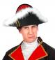 Preview: Napoleon Hut mit Federn aus Filz