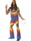 Preview: Hippie Kostüm Rainbow-Man