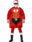 Mobile Preview: Weihnachtsmann Kostüm Super Santa Muskelkostüm Superman