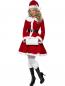 Mobile Preview: Miss Santa Weihnachtsfrau Damen-Kostüm rot-weiss