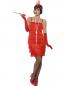 Mobile Preview: 20er Jahre Marta Marie Flapper Kostüm rot