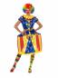 Preview: LED Manege Zirkus Clown Kostüm für Damen