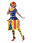 Preview: LED Manege Zirkus Clown Kostüm für Damen