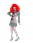 Mobile Preview: Vintage Damen Horror Clown Kostüm