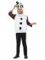 Mobile Preview: Schneemann Kostüm Kinder mit Wappenrock, Karotten Nase