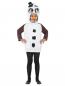 Mobile Preview: Schneemann Kostüm Kinder mit Wappenrock, Karotten Nase