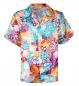 Preview: Hawai Hemd aus Satin mit Muster