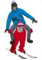 Mobile Preview: Carry Me Schweizer Skifahrer Huckepack Kostüm