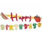 Preview: Karton-Buchstabengirlande Fruit 'Happy Birthday' (300 cm)