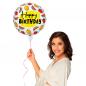 Preview: Folienballon Fruit 'Happy Birthday' zweiseitig (45 cm)