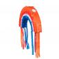 Preview: Piñata Regenbogen orange rot weiss blau (28 x 45 x 7 cm)