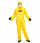 Preview: Toxic Hazard Kostüm mit Overall mit Kapuze, Handschuhe, Maske