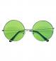 Preview: Hippie Brille mit grünen Gläsern