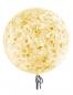 Preview: Luftballon mit goldener Konfetti Füllung Ø 46 cm