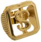 Mobile Preview: Goldener Siegelring mit Dollarzeichen