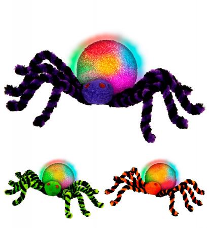 30cm Plüsch Spinne mit Farbwechsel