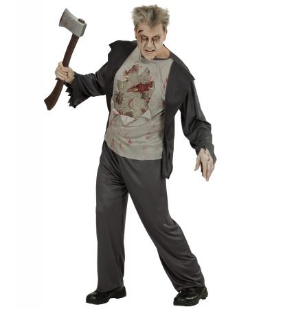 Zombie Banker mit Jacke mit zerrissenem T-Shirt, Hose