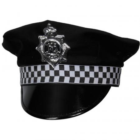 Polizei Mütze mit Abzeichen