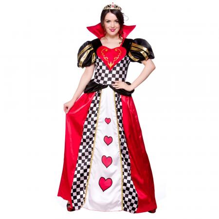 Königin der Herzen Herzkönigin Kostüm von Alice im wunderland