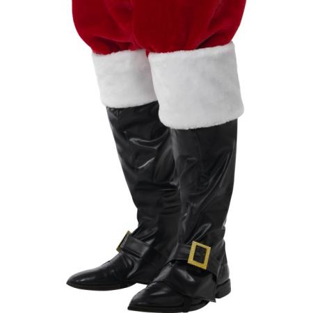 Weihnachtsmann Stiefelstulpen Kostümzubehör