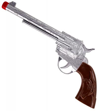 Cowboy Revolver Pistole Silber