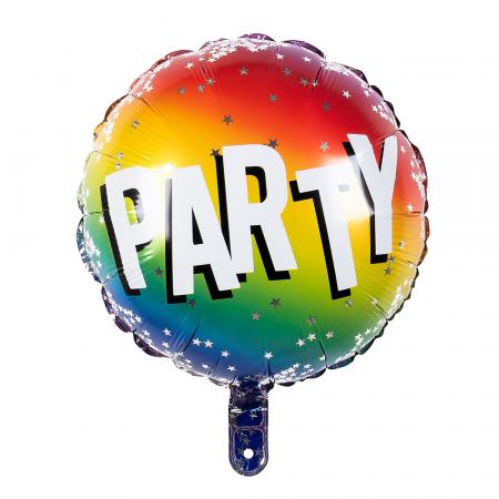 Folienballon Party zweiseitig Ø 45 cm