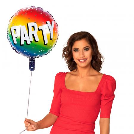 Folienballon Party zweiseitig Ø 45 cm