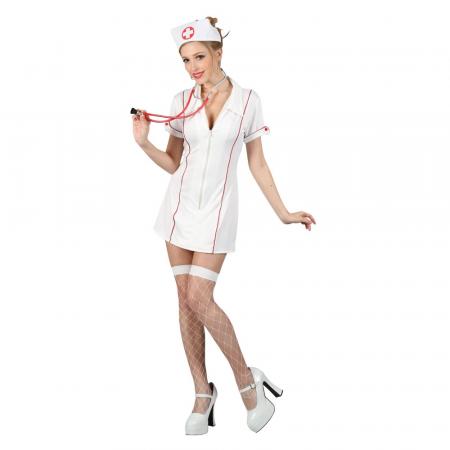 Krankenschwester Kostüm inkl. Kopfhaube