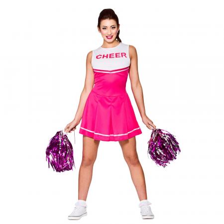Katie High School Cheerleader Kostüm pink