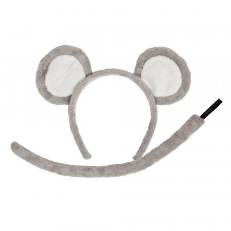 Mouse Set mit Plüsch Mouse Ohren und Mause Schwanz