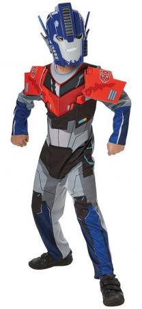 Transformers Optimus Prime Kinderkostüm Lizenzware rot-grau-blau