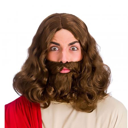 Jesus Sohn Gottes Perücke mit Bart