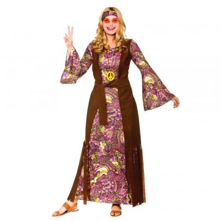Summer of Love Hippie Kostüm mit Kleid