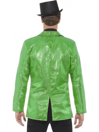 Pailletten Jacke Jacket in Grün