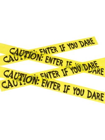 Absperrband Caution Enter if you Dare 6m