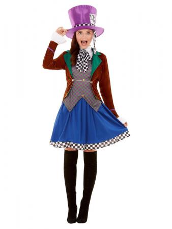 Miss Mad Hatter Damen Kostüm
