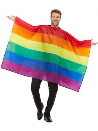 Regenbogenfahne Kostüm, mehrfarbig
