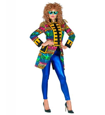80er Jahre Style Paradefrack für Damen Regenbogen
