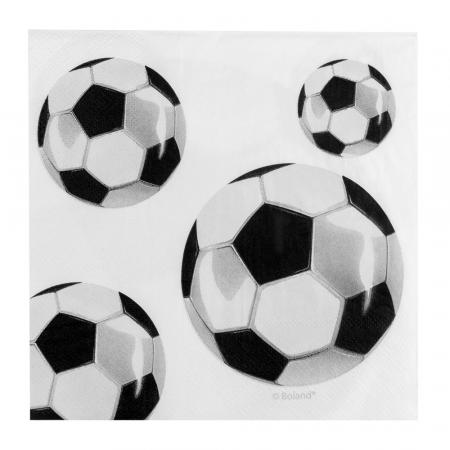 20 Papierservietten Fussball 33 x 33 cm
