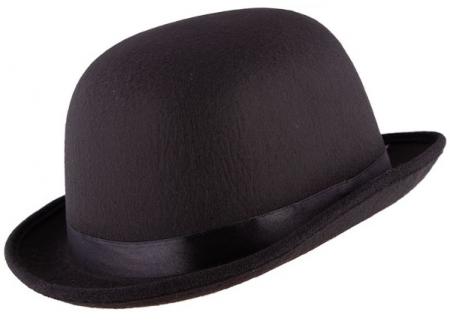 Schwarze Melone Bowler Hat