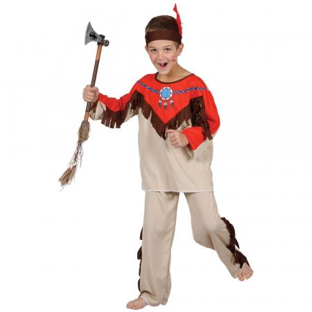 Indianer Kostüm für Jungen Alter 5-7 Jahre