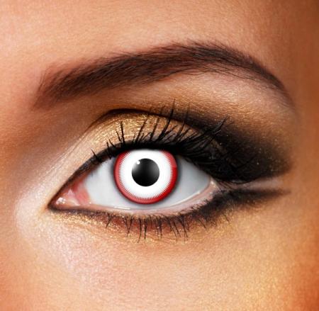 SAW White Augen Effekt Kontaktlinsen 90 Tage Linsen
