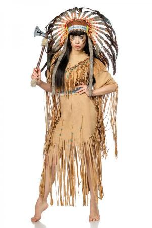Indianerin Damen Kostüm Native American komplett