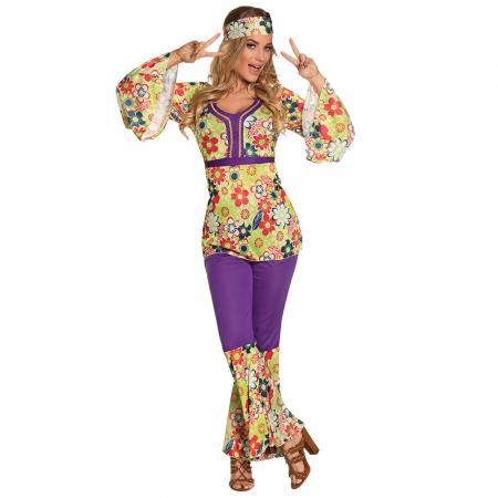 Hippie Blossom Woman Kostüm Grösse M