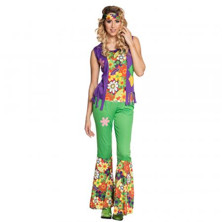 Hippie Kostüm Woodstock Woman S/M